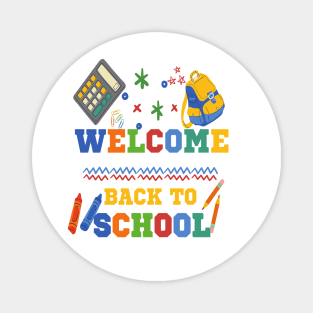 welcome back to school Magnet